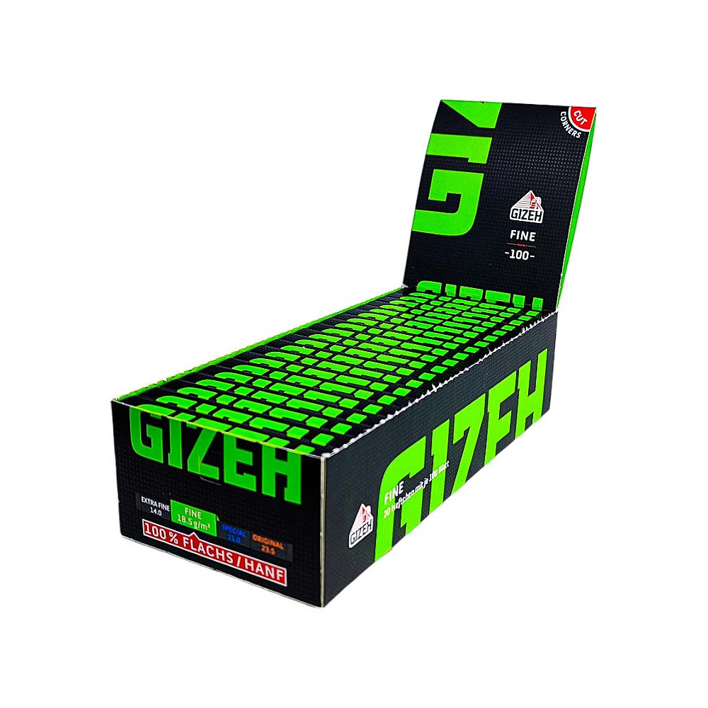 Papírky Gizeh Black Fine Double