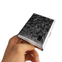 Pouzdro na cigarety metal ornament 10cm