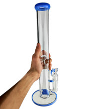 Skleněné bongo Phoenix 43cm - Modré