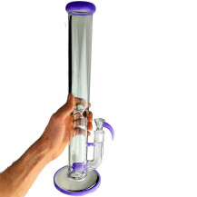 Skleněné bongo Phoenix 43cm - Fialové