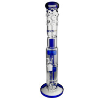 Skleněné bongo 46cm - Modré