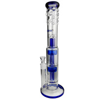 Skleněné bongo 46cm - Modré