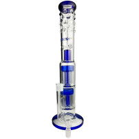 Skleněné bongo 46cm - Modré