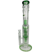 Skleněné bongo 46cm - Zelené