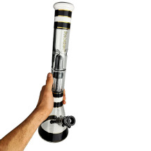 Skleněné bongo Phoenix 46cm - Černé