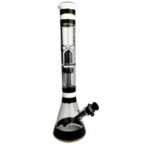 Skleněné bongo Phoenix 46cm - Černé