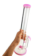 Skleněné bongo Phoenix 43cm - Růžové