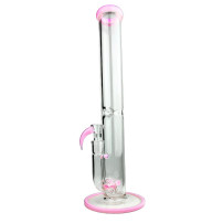 Skleněné bongo Phoenix 43cm - Růžové