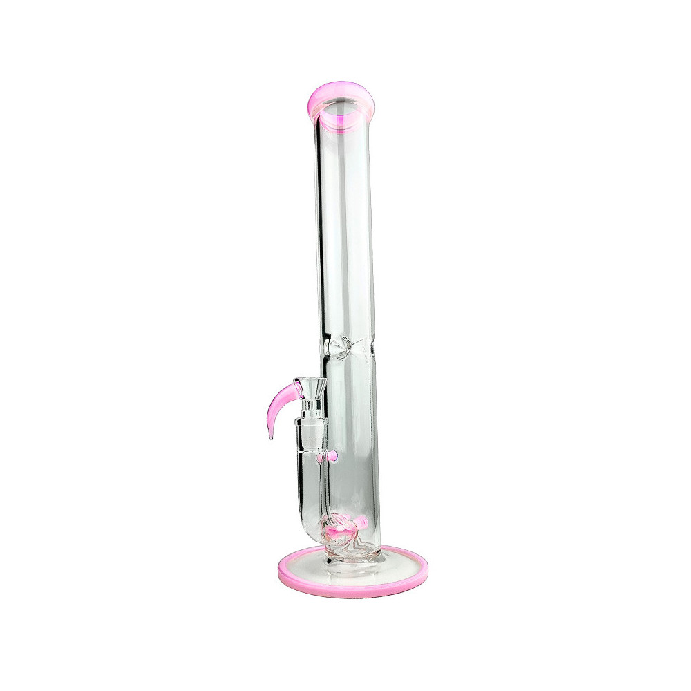 Skleněné bongo Phoenix 43cm - Růžové