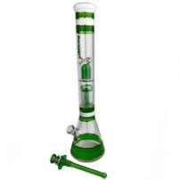 Skleněné bongo Phoenix 46cm - Zelené