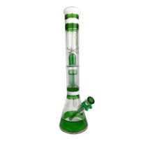 Skleněné bongo Phoenix 46cm - Zelené