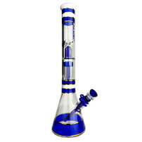 Skleněné bongo Phoenix 46cm - Modré