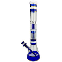 Skleněné bongo Phoenix 46cm - Modré