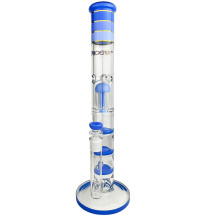 Bong Phoenix Triple Honeycomb 46cm - Modré