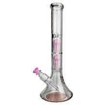 Skleněné bongo Phoenix 41cm - Růžové