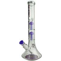 Skleněné bongo Phoenix 41cm - Fialové