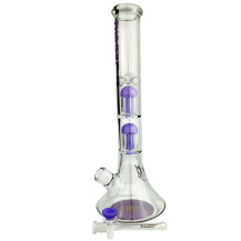 Skleněné bongo Phoenix 41cm - Fialové