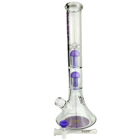 Skleněné bongo Phoenix 41cm - Fialové