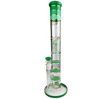 Bong Phoenix Triple Honeycomb 46cm - Zelené