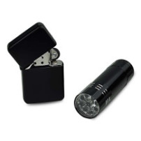 Dárkový set Survival - Zapalovač Zippo + baterka