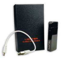 Zapalovač plazmový USB Černý Gentelo a USB kabel