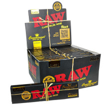 Papírky s filtry Raw Black Slim King Size s krabicí