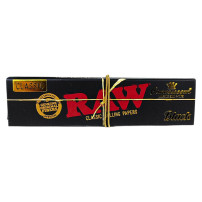 Papírky s filtry Raw Black Slim King Size