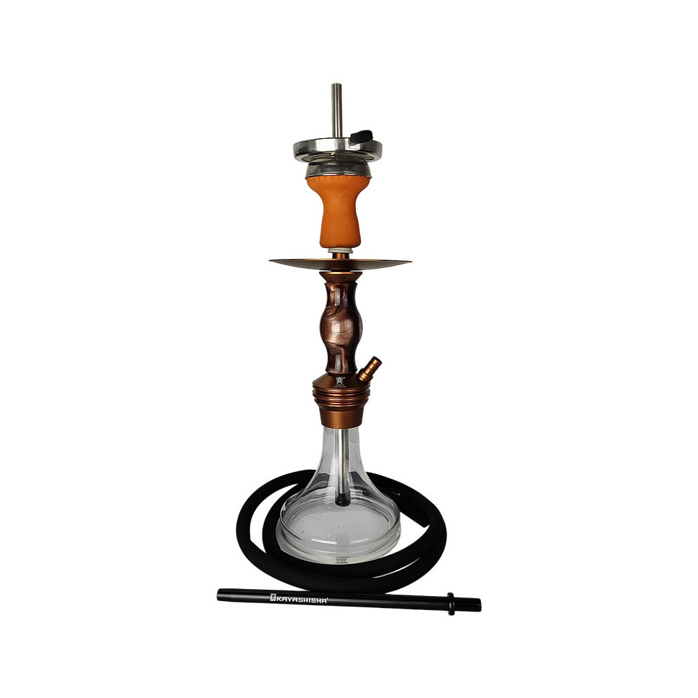 Vodní dýmka Kaya Shisha - Elox Eco Poxy Bronz 52 cm