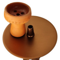 Vodní dýmka Kaya Shisha - Elox Eco Poxy Bronz 52 cm - Korunka