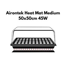 Airontek Heat Mat Medium 50x50cm 45W, topná podložka - princip vytápění