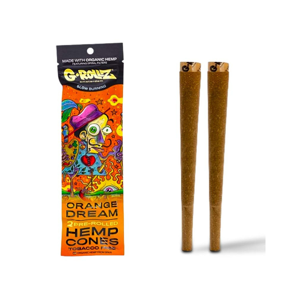 G-Rollz Hemp Cones Orange