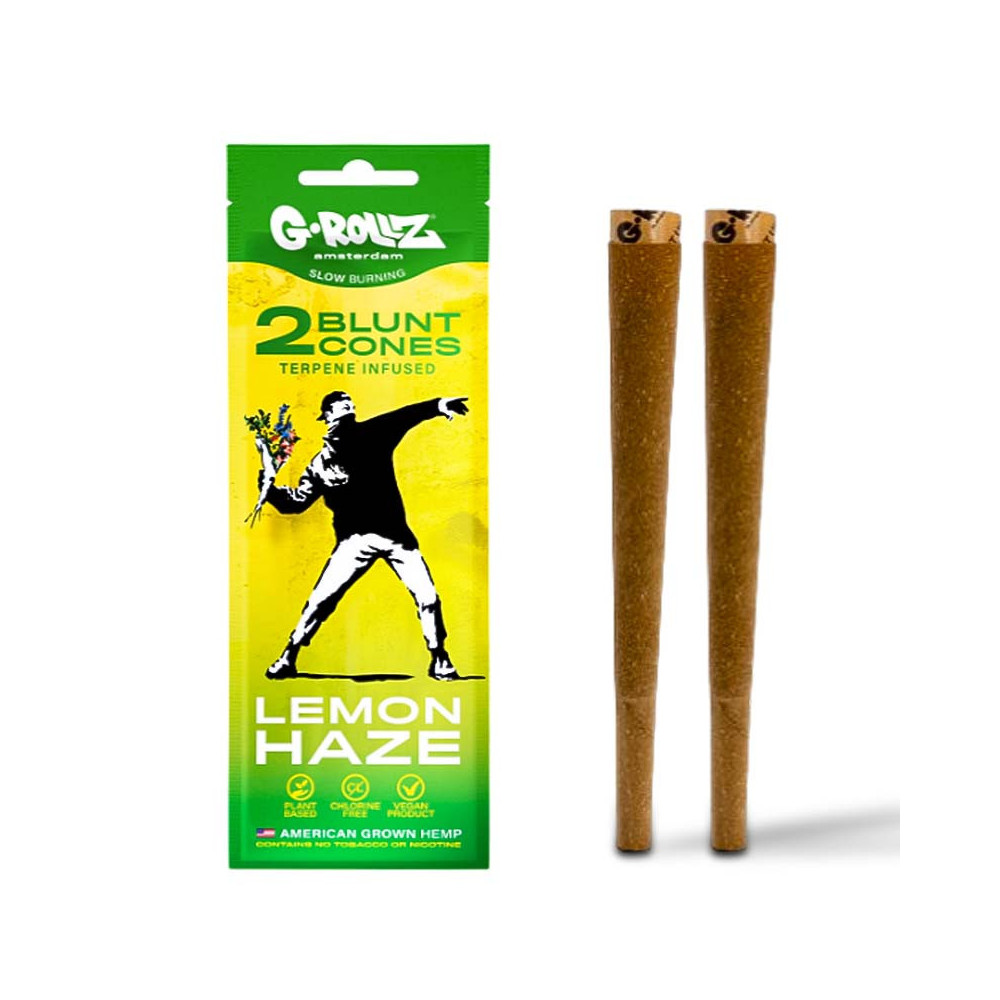 G-Rollz Hemp Cones Banksy Lemon Haze