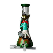Skleněné bongo Beaker Vloučko Art 31cm - rozloženo