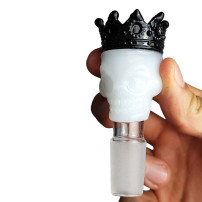 Šluk do bongu Skull King White NS19