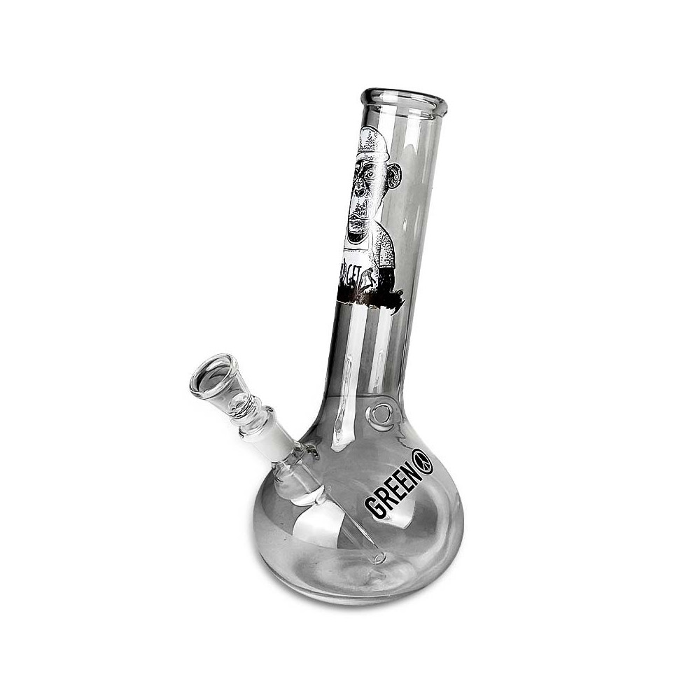 Skleněné bongo Greenline Monkey 25cm z boku