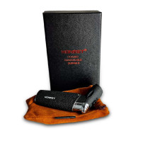 Tryskový zapalovač Honest - Black Single Jet - s krabičkou