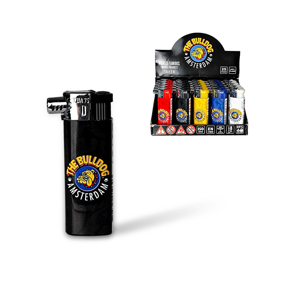 Zapalovač Bulldog softflame piezo - plus balení mixu barev