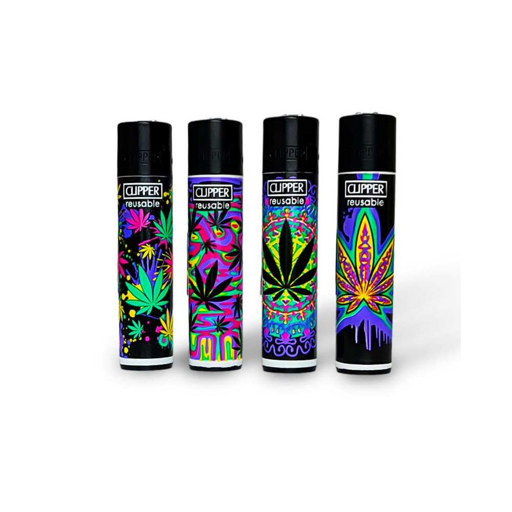 Clipper NEON LEAVES série po 4ks