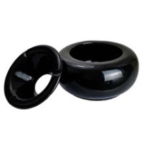 Popelník do větru - Black - rozložen