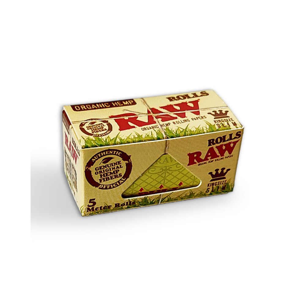 Raw Rolls - Organic King size slim 5m - otvor