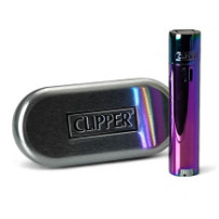 CLIPPER Zapalovač Lux - Jetflame ICY - s krabičkou