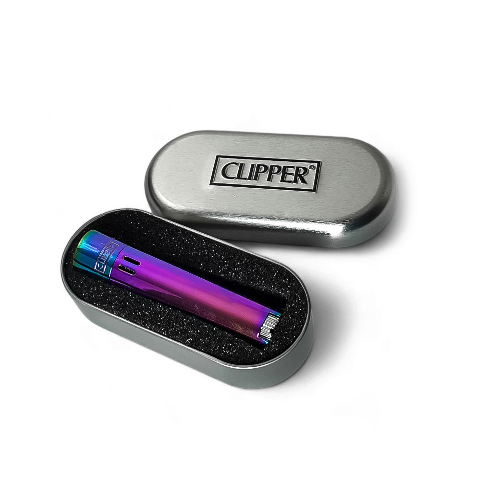 CLIPPER Zapalovač Lux - Jetflame ICY - v krabičce