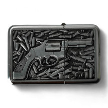 Benzínový zapalovač s motivem Revolver