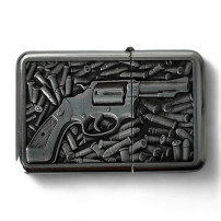 Benzínový zapalovač s motivem Revolver