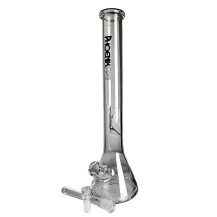 Skleněné bongo Phoenix černé barvy - vybraný downpipe a šluk