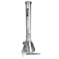 Skleněné bongo Phoenix zelené barvy - vybraný downpipe a šluk