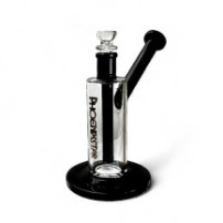 Skleněné bongo Phoenix Bubbler černé barvy