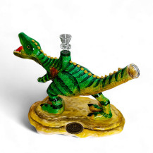 Bongo ve vzoru dinosaura T-rex- pohled na zadní stranu bonga