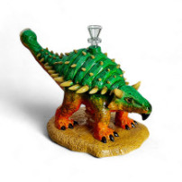 Bongo ve vzoru dinosaura Ankylosaurus - pohled na boční stranu bonga