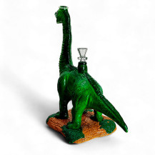 Bongo ve vzoru dinosaura Brontosaurus - pohled na zadní stranu bonga